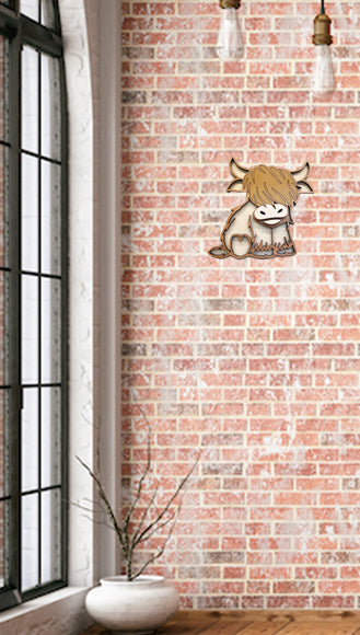 Highland Cow home decor, gift, sign, wall
