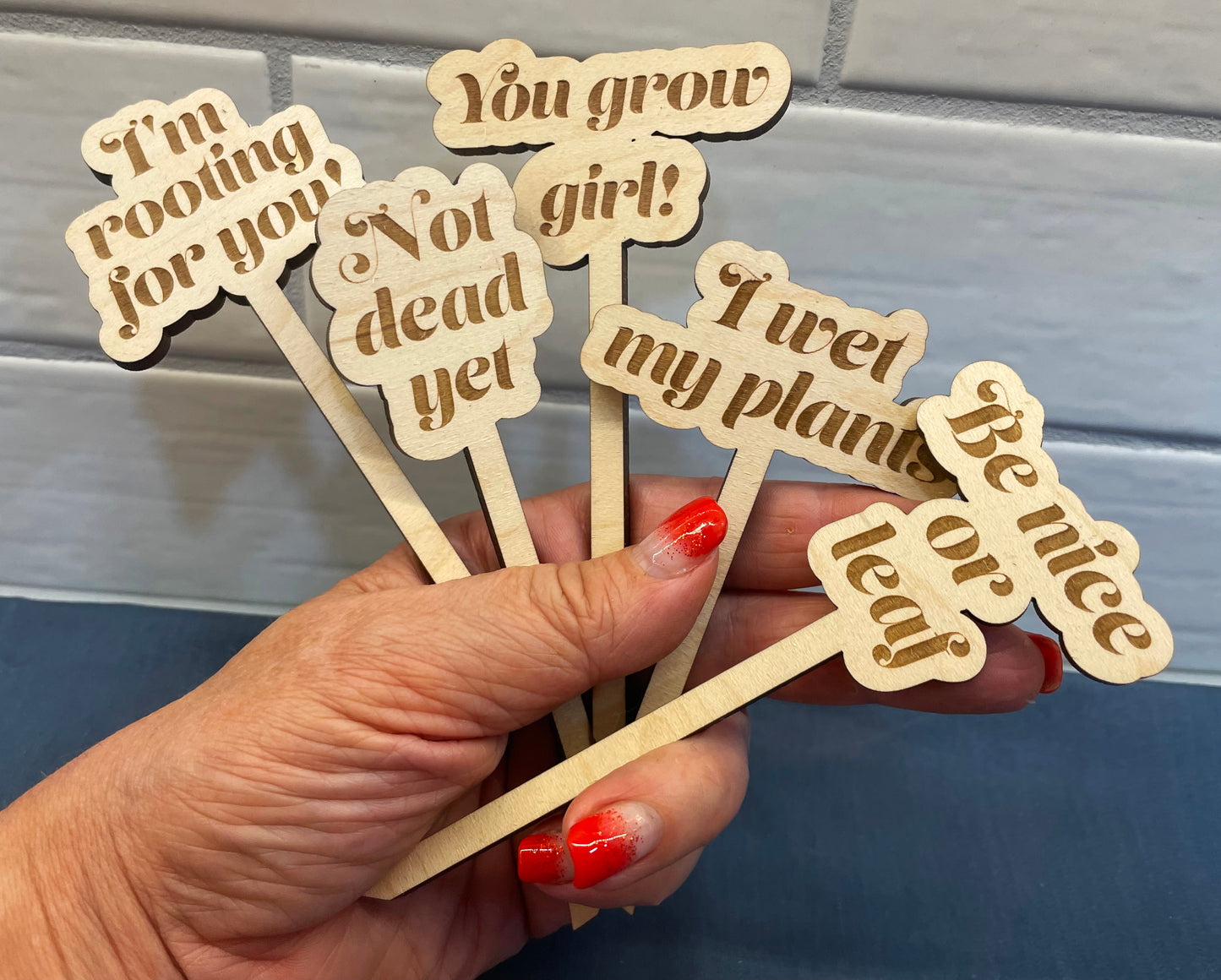 Plant Stakes, funny, whimsical