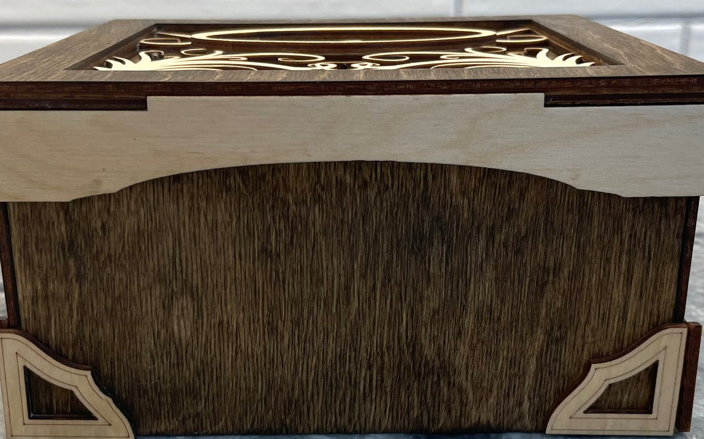Tea Storage box, side view